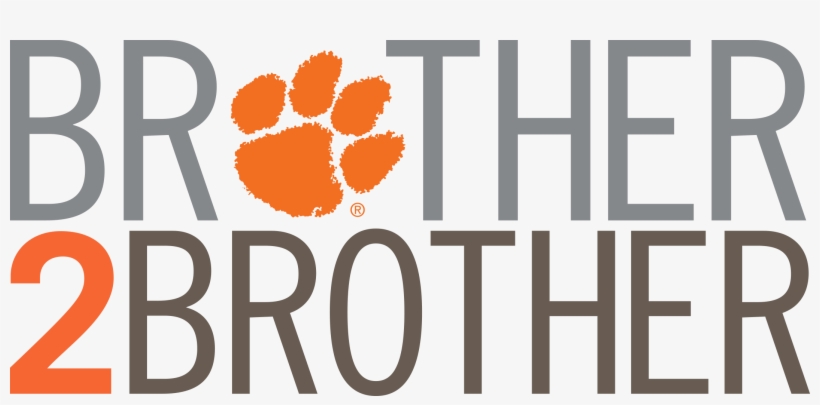 Brother 2 Brother - Ncaa Removable Laptop Sticker, Clemson Tigers, transparent png download