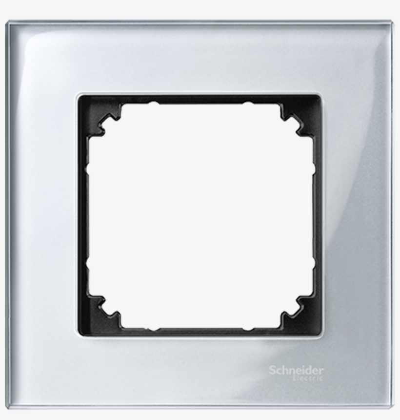 Mtn4010 3260 Real Glass Frame, 1 Gang, Diamond Silver, - Mtn4010 3260, transparent png download