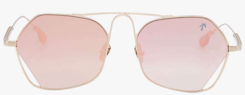 Lbc In Rose Gold Mirror - Glasses, transparent png download
