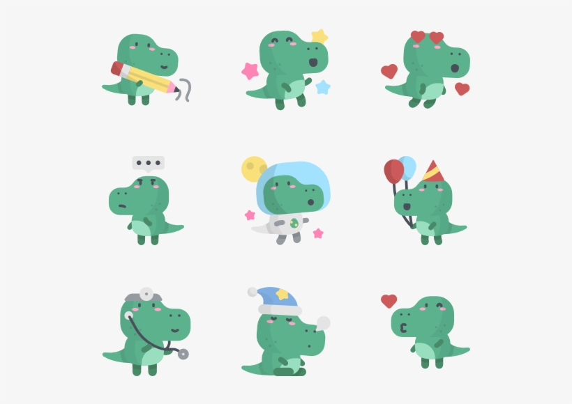 Dinosaur Avatars Situations - Dinosaur Icon, transparent png download