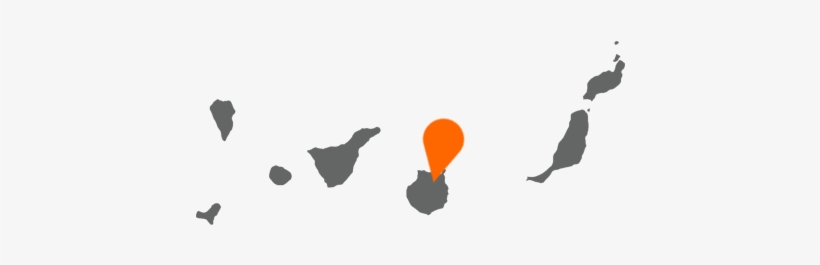 Right - Canary Islands Map Vector, transparent png download