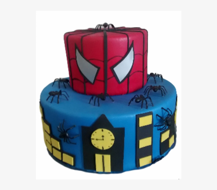 Fotos De Bolo Do Homem Aranha - Fake Homem Aranha Bolo, transparent png download