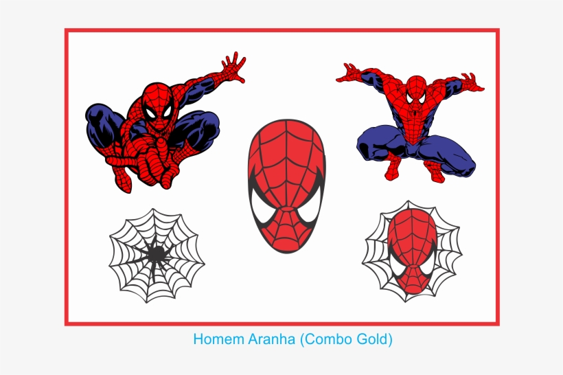 Homem Aranha Combo Gold - Personalised Spiderman Style Wallet Available In Black/pink/blue/red, transparent png download