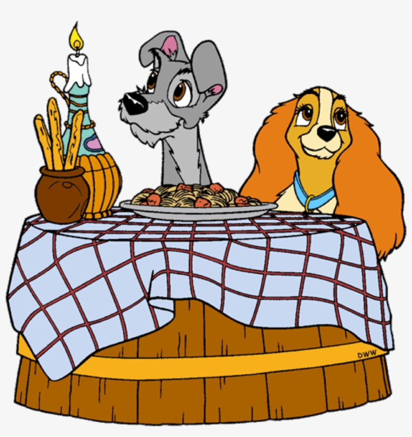 Disney's Lady And The Tramp Fond D'écran Titled Clip - Belle Et Le Clochard, transparent png download