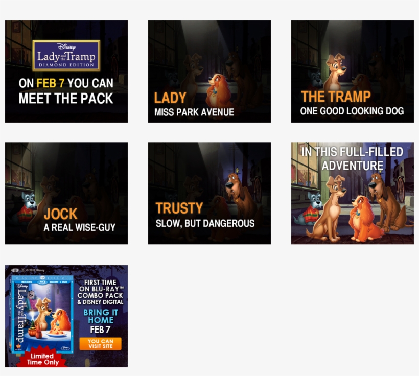 Lady And The Tramp Banner, transparent png download