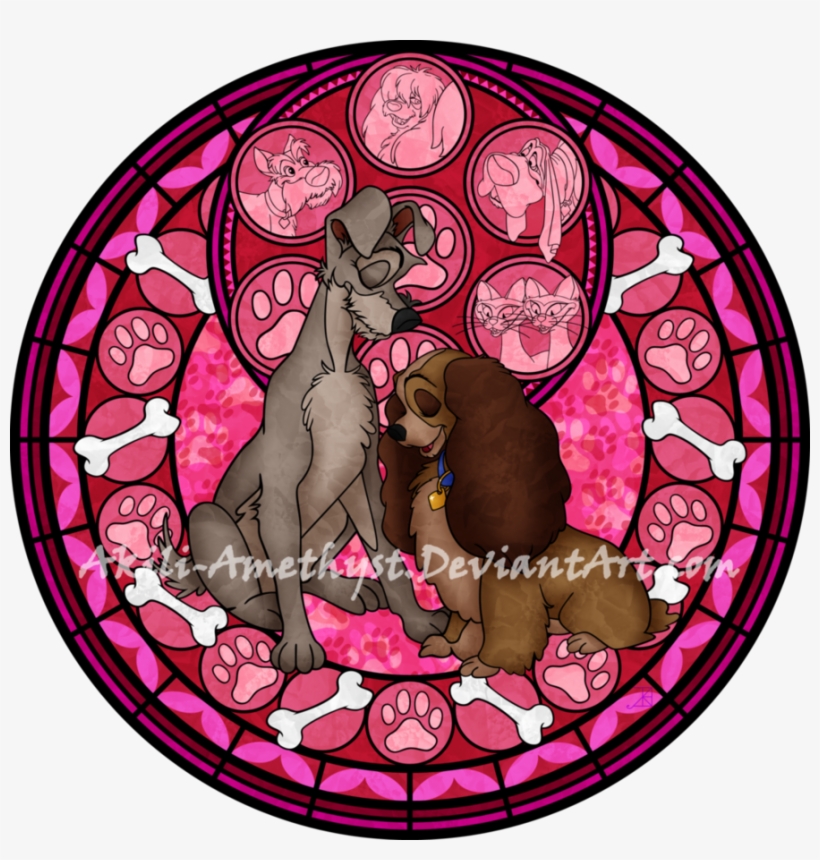 Lady And The Tramp Vector By Akili Amethyst On Deviantart - Kingdom Hearts 3 Lady And The Tramp, transparent png download