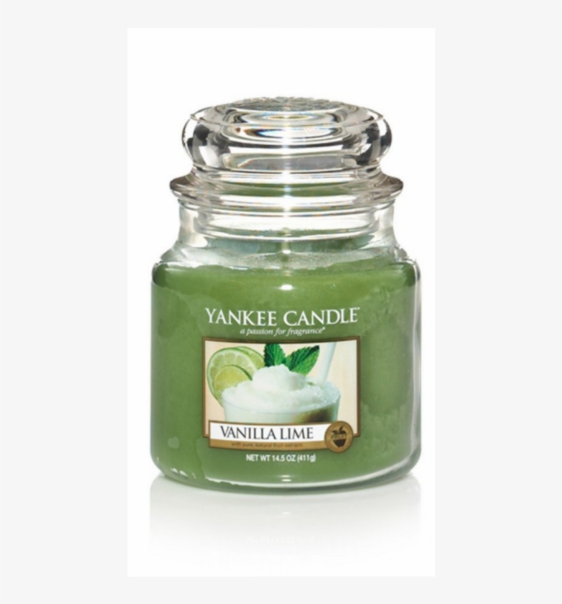 Yankee Candle Classic Small Jar Vanilla Lime Candle - Yankee Candle Vanilla Lime Medium Classic Candle Jar, transparent png download
