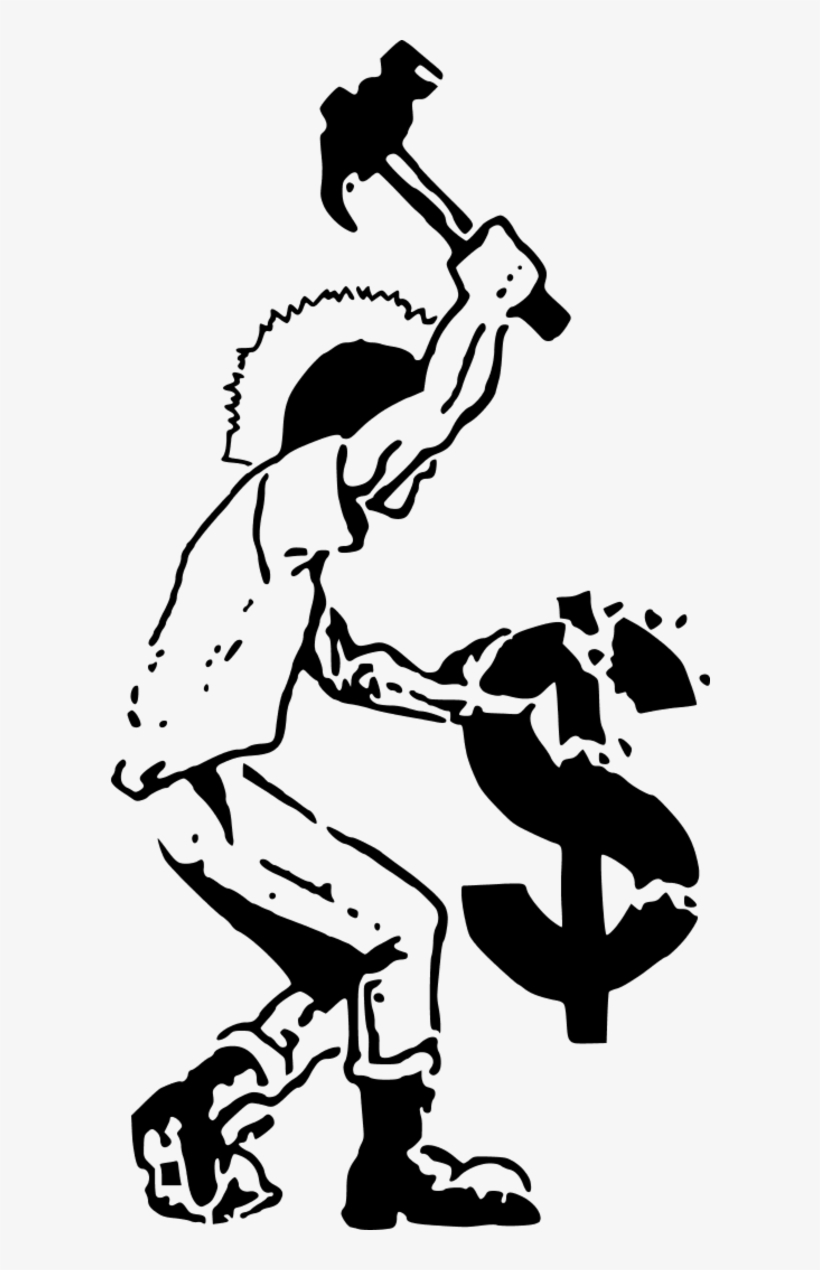 Dollar Sign In Circle Clipart - Capitalism Clipart, transparent png download