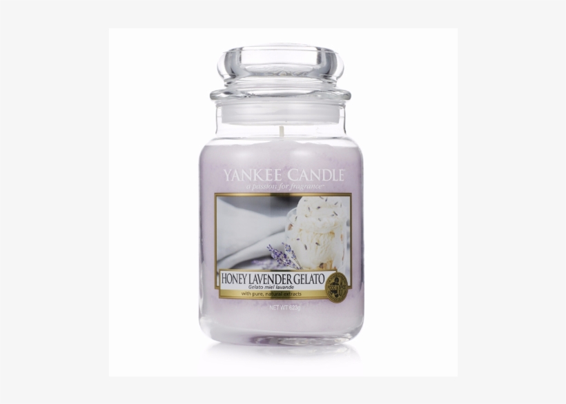 Yankee Candle Honey Lavender Gelato Candle, transparent png download