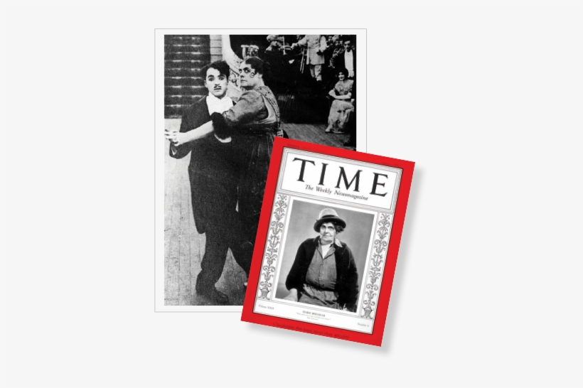 Marie Dressler & Charlie Chaplin - Marie Dressler Charlie Chaplin, transparent png download