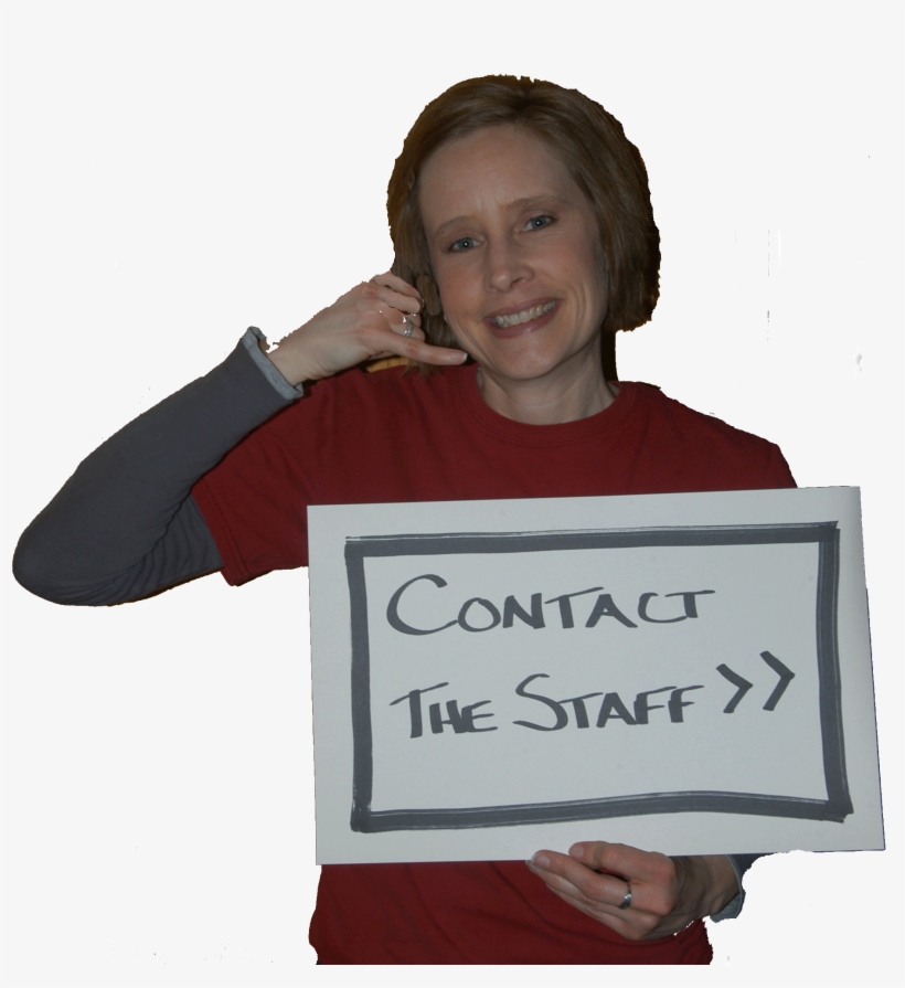 Contact The Eagle Bluff Staff - Sign, transparent png download