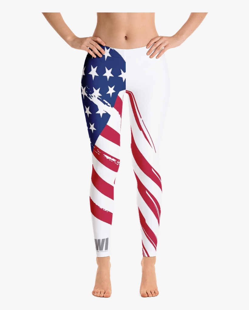Torn Flag Leggings - Denver Broncos Leggings - Frauen Nfl Fan Gear - Weibliche, transparent png download
