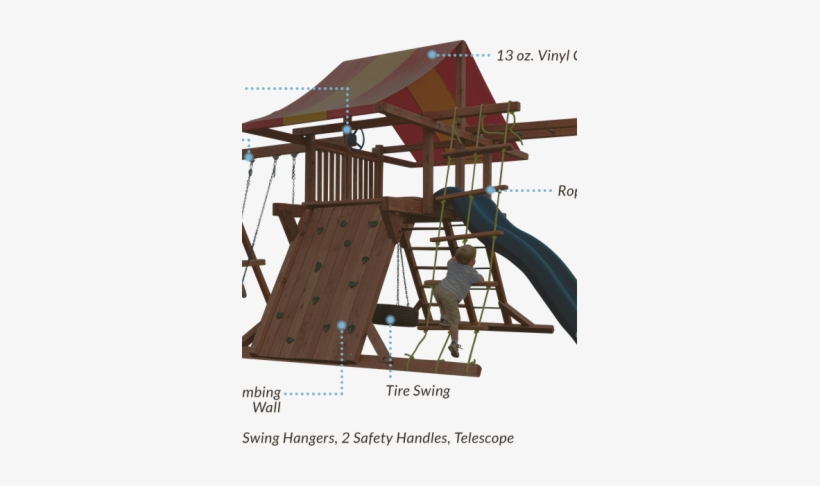 Pot O' Gold With Monkey Bars Swing Set - Jungle Gym, transparent png download