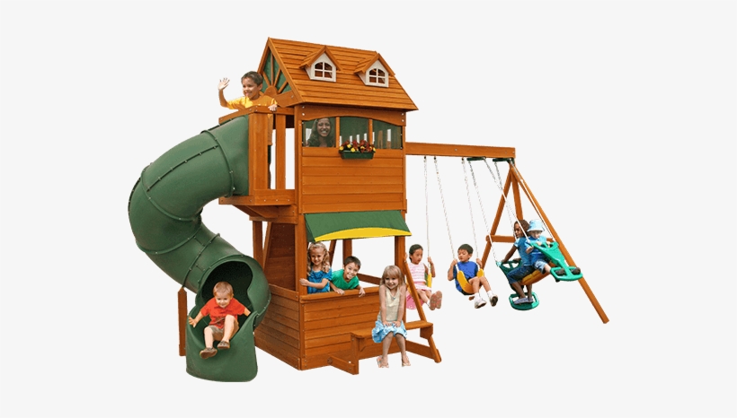 Cedar Summit Forest Hill Reteat Cedar Play Set - Cedar Summit Forest Hill Retreat Playset, transparent png download