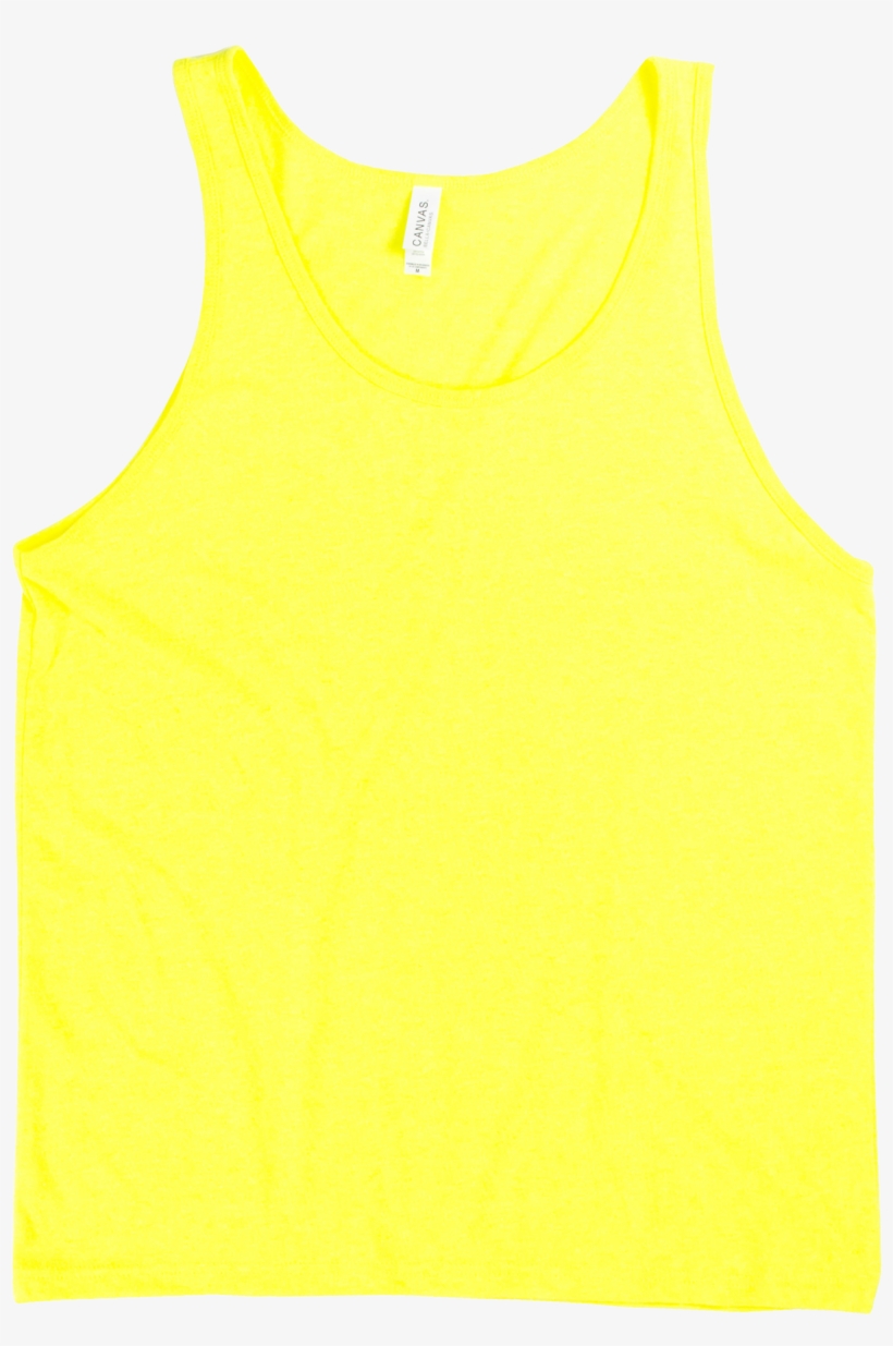 Neon Yellow - Active Tank, transparent png download