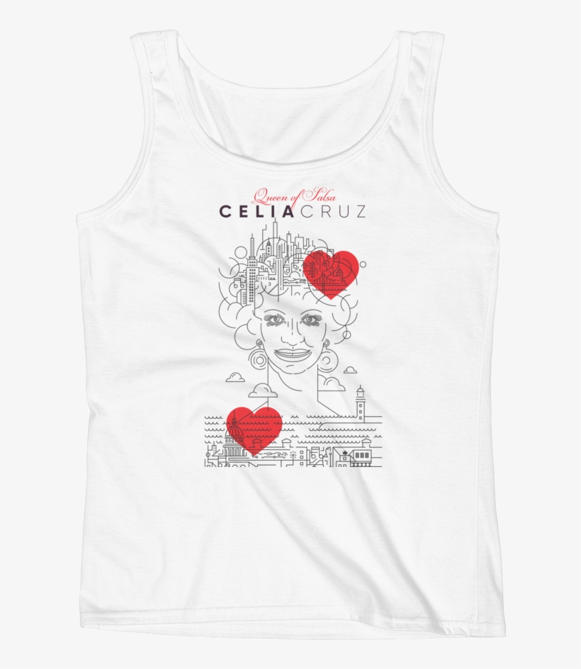 Women Graphic Tank "my Heart In Havana" Print Tank - Active Tank, transparent png download