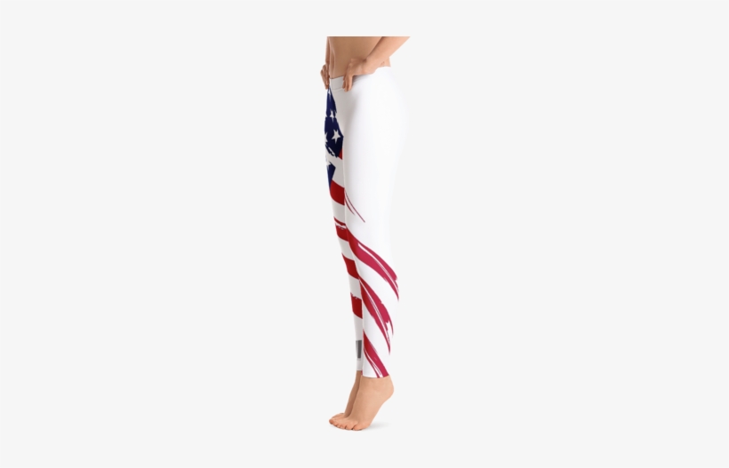 Torn Flag Leggings - Leggings, transparent png download