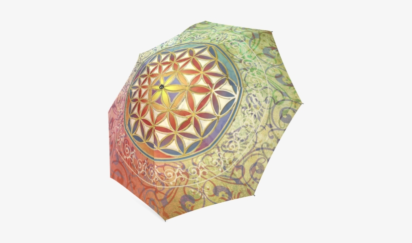 Flower Of Life Vintage Ornaments Green Red Foldable - Beautiful Flower Of Life Cabochon Glass Tibet Silver, transparent png download