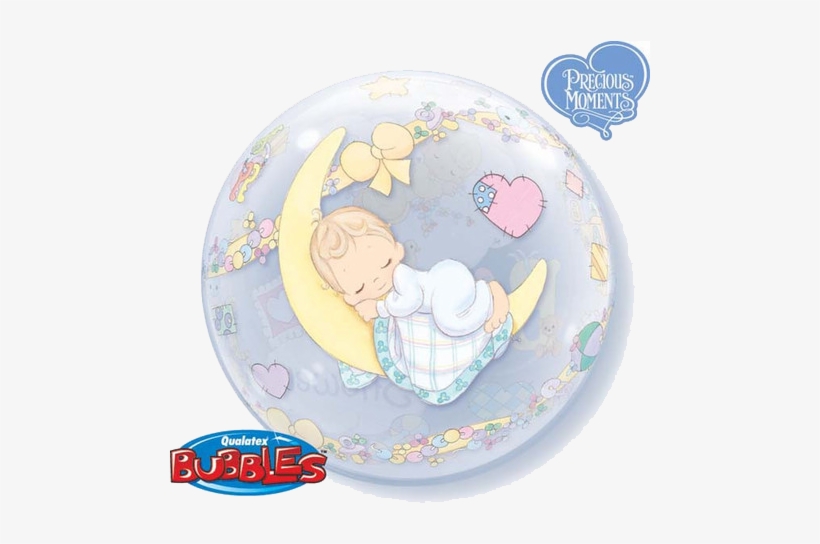 $7 - - Precious Moments Girl On Moon, transparent png download
