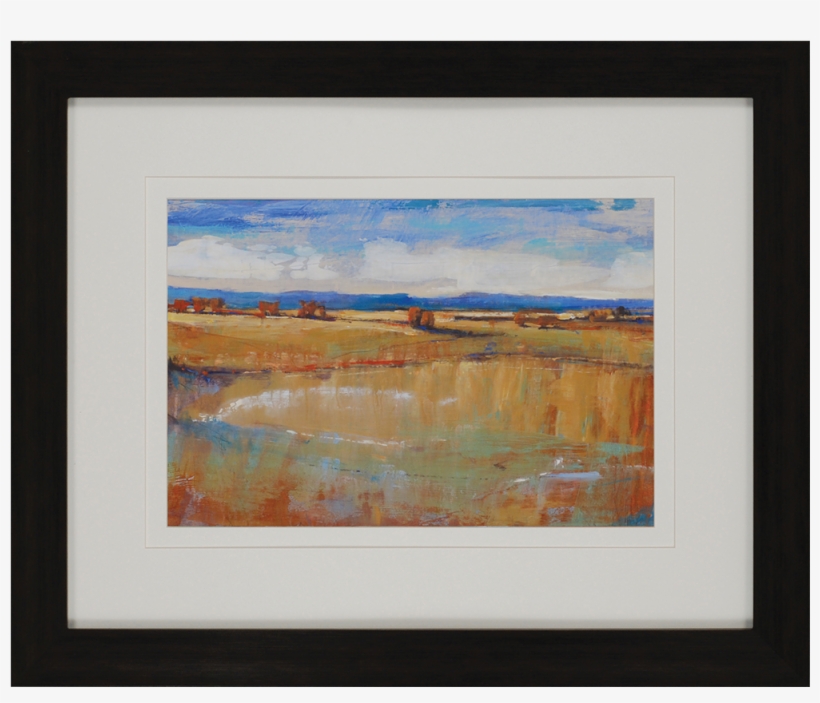 View Larger Image - Distant Mountain I Artwork, 39"x31", Green, Posters,, transparent png download