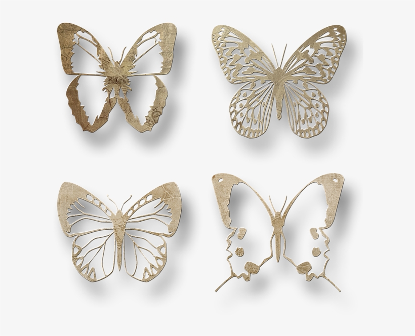 Butterfly, Elements, Scrapbook - Long-tailed Blue, transparent png download