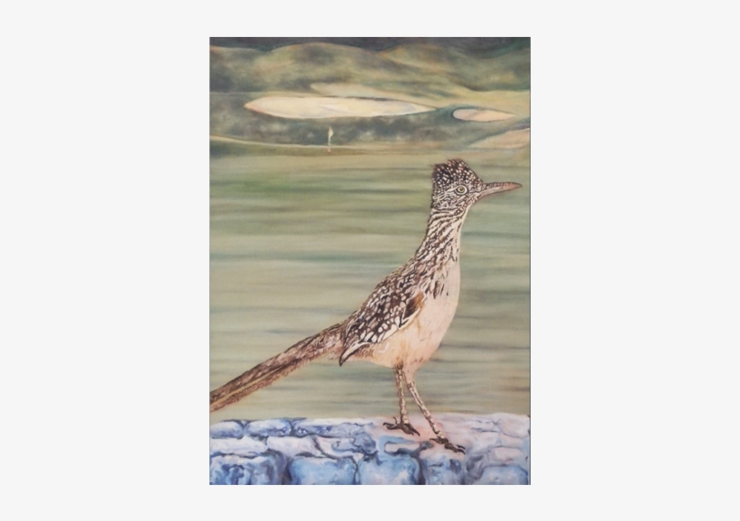 Roadrunner On Golf Course - Painting, transparent png download