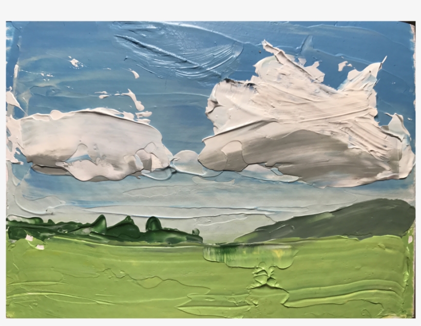 Impasto Grass Painting, transparent png download