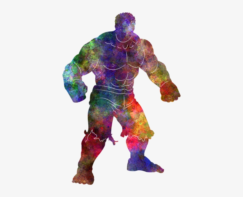 Click And Drag To Re-position The Image, If Desired - Hulk Watercolor, transparent png download