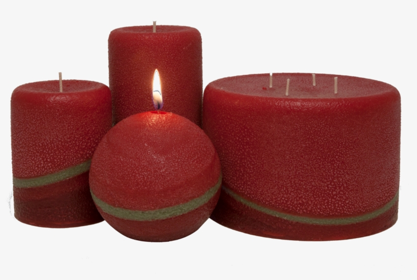 Pomegranate Ginger Pillar Candles - Candle, transparent png download
