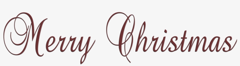 Merry Christmas Text Png Picture - Christmas Day, transparent png download