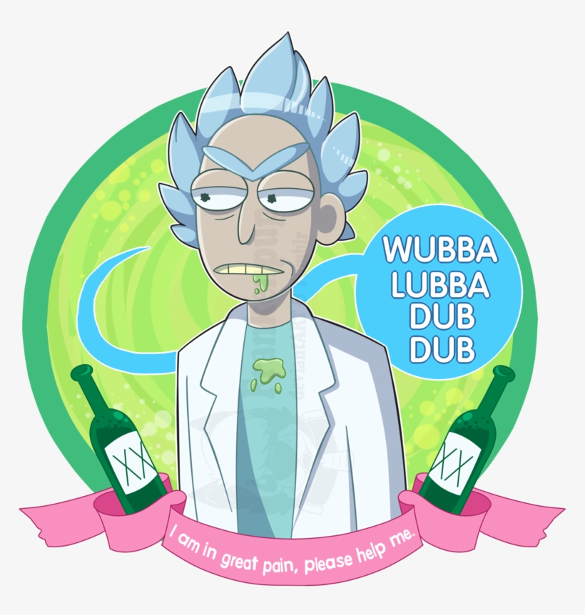 Download Rick And Morty Wubba Lubba Dub Dub Png - Cartoon - HD