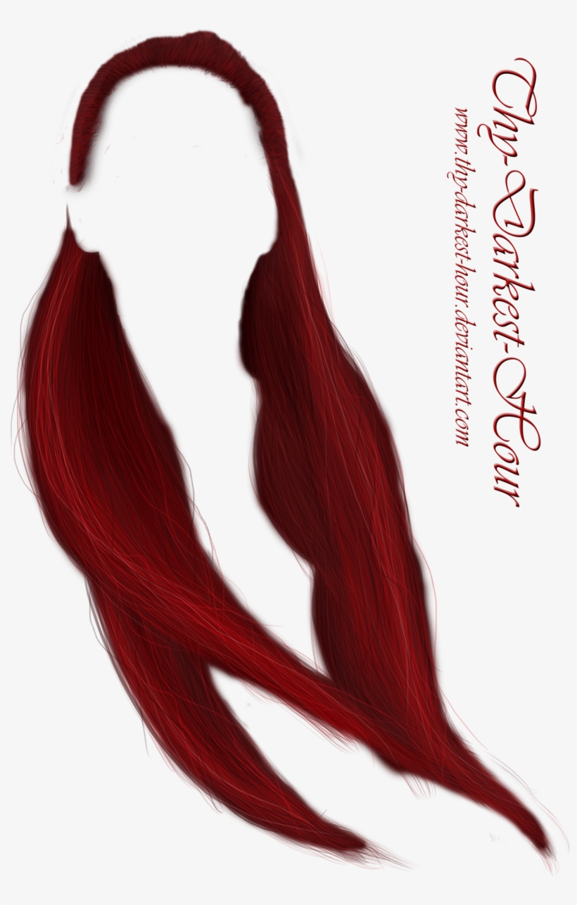 Red Hair - Mermaid Hair Png Transparent, transparent png download