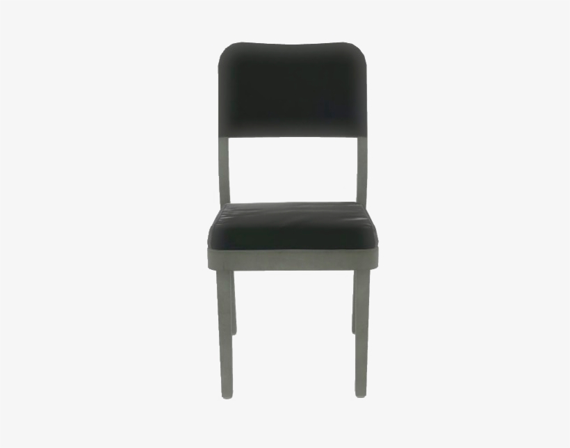 Fo4 Black Chair - Chair, transparent png download
