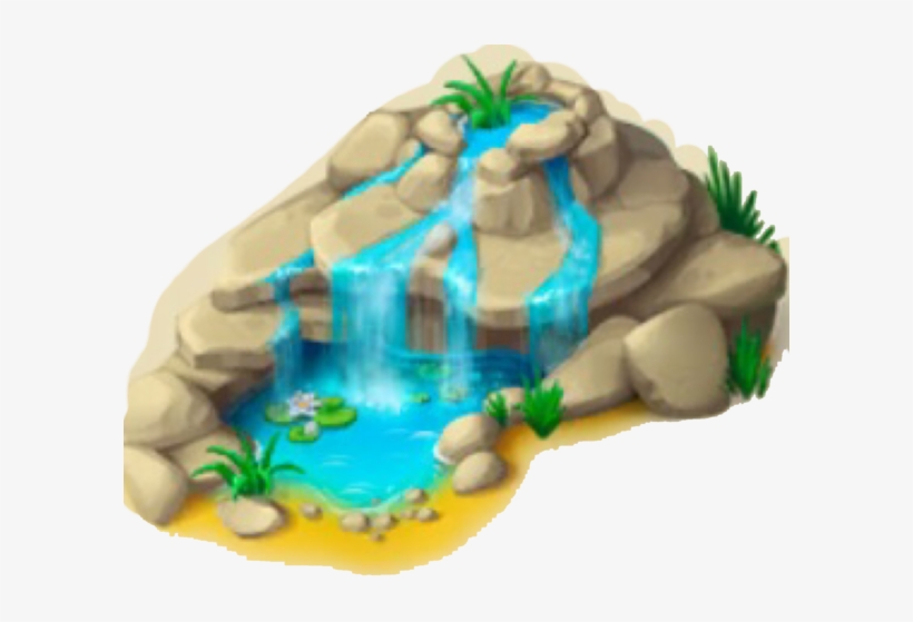 File - Waterfall - Cake Decorating, transparent png download