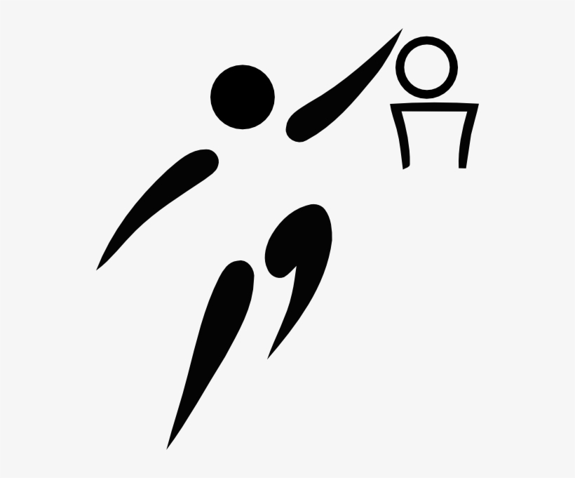 Olympic Basketball Pictographic Art Editing - Basketball Pictogram, transparent png download