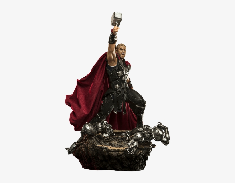 Estátua Thor 1/6 Diorama - Iron Studios Avengers Age Of Ultron Statue 1/6 Thor, transparent png download