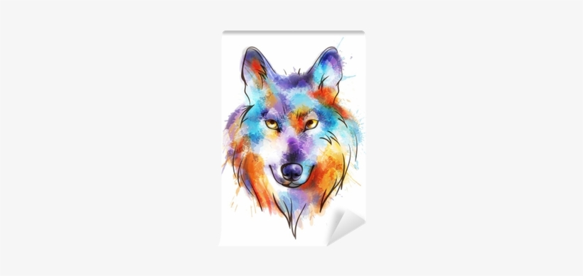 Wilk Kolorowy, transparent png download