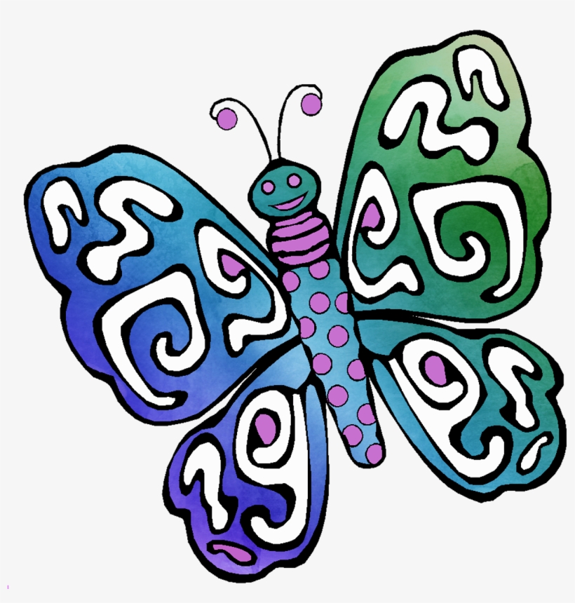 Background,spring - Happy Rainbow Butterfly On White Background Wine Stopper, transparent png download