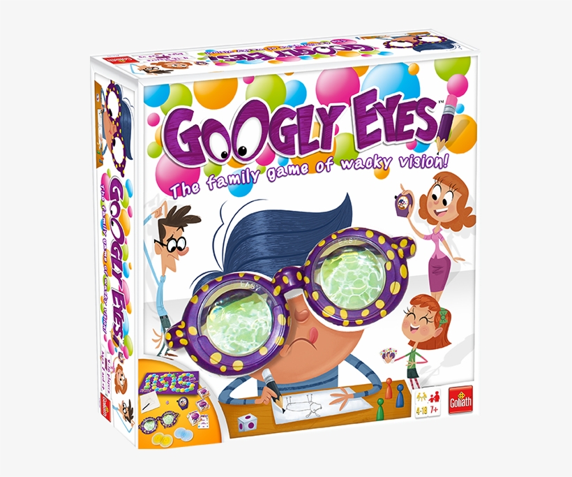 Goliath Games Googly Eyes Game - Family Drawing Game, transparent png download