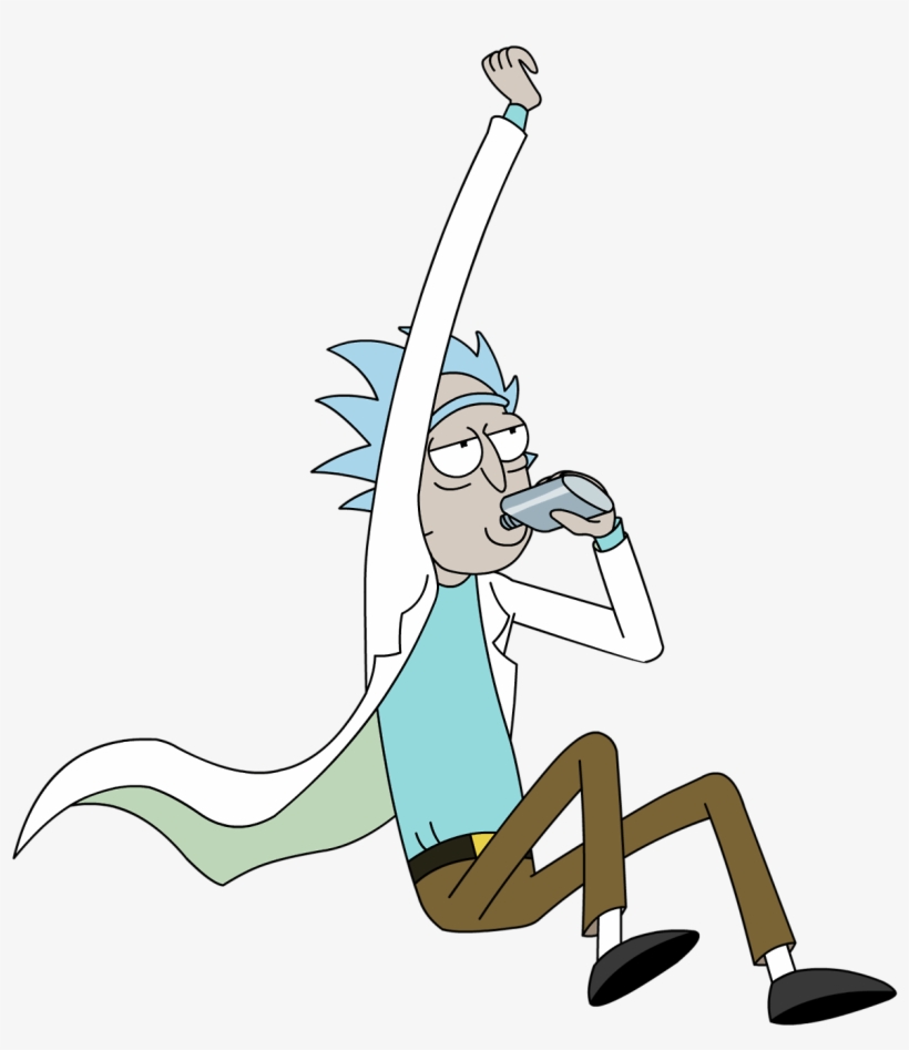 At The Movies - Rick And Morty Png, transparent png download
