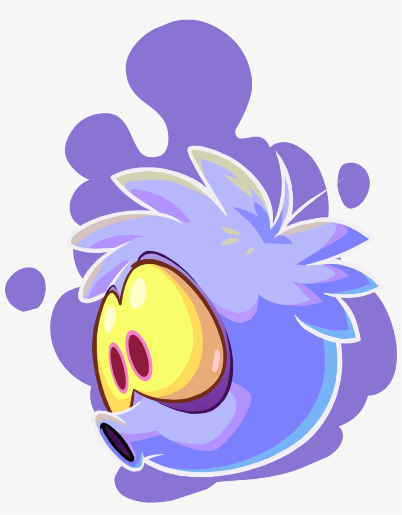 Puffle Party 2016 Mem Popup Ghost - Club Penguin Ghost Puffle, transparent png download