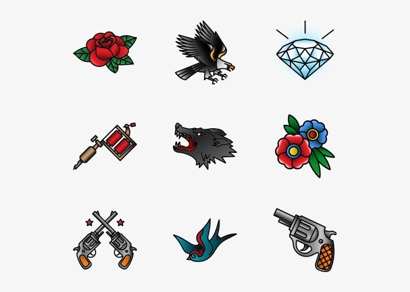 Tattoos - Old School Rollers Tattoo, transparent png download