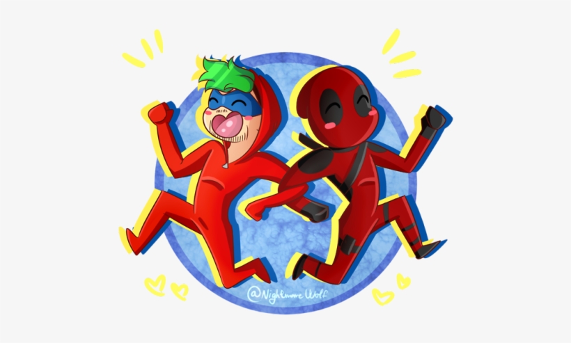 Jackieboy-man & Deadpool They Gonna Kick Yo Ass - Jacksepticeye, transparent png download