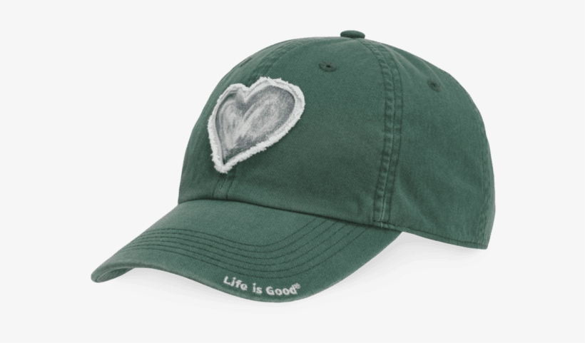Watercolor Heart Tattered Chill Cap - Michigan State University, transparent png download