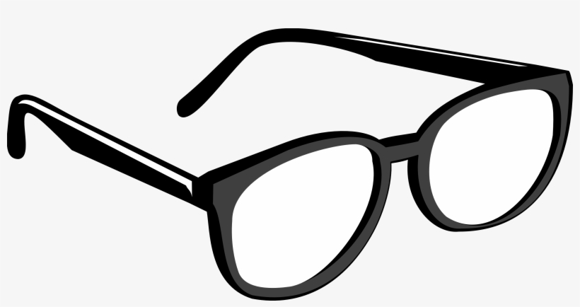Glasses - Glasses Clipart Black And White, transparent png download