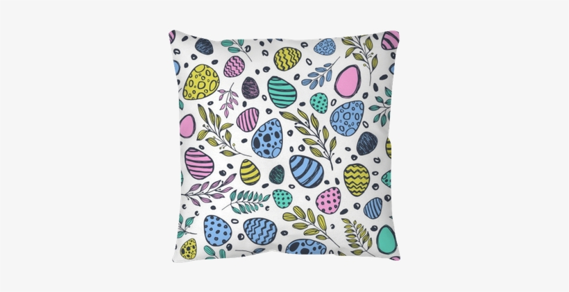 Vector Doodle Easter Seamless Pattern - Easter, transparent png download