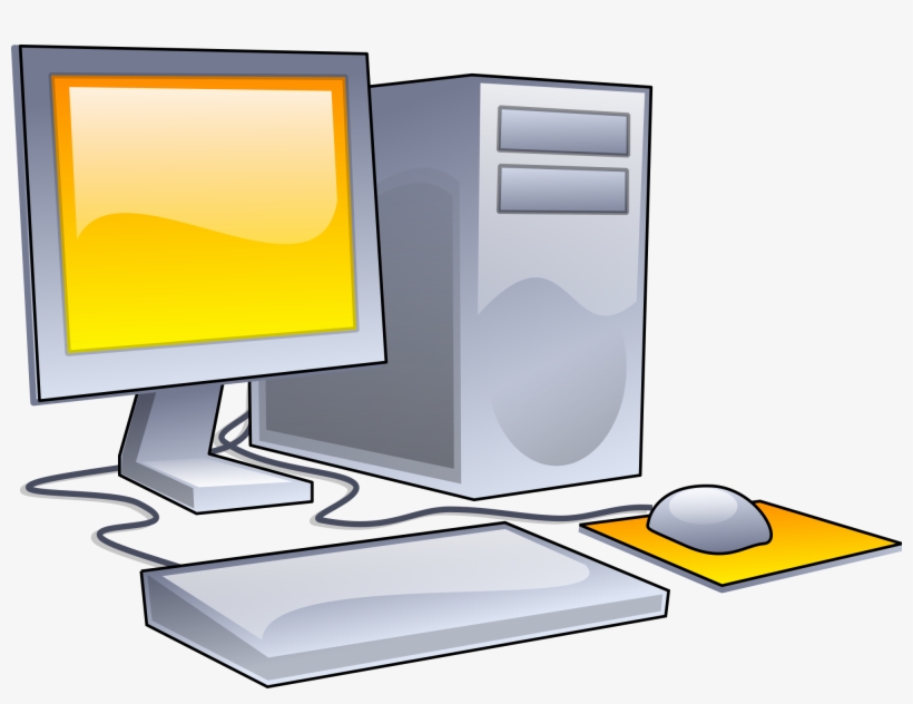 Clipart Transparent Stock Computer Svg Desktop - Computer Clipart, transparent png download