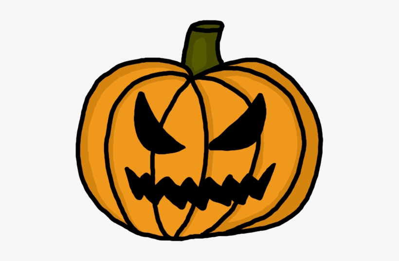 Clip Arts Related To - Creepy Pumpkin Clip Art, transparent png download
