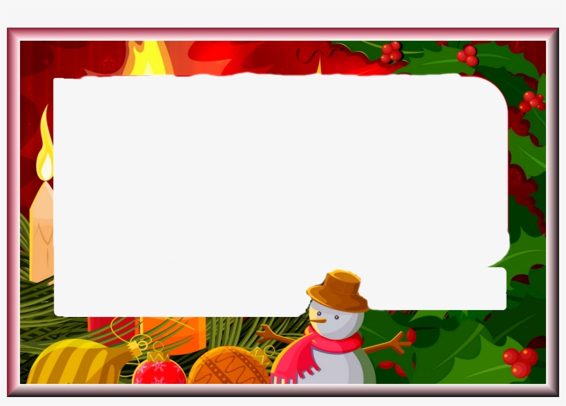 Christmas Png Frames Free - Christmas Frames Png Free, transparent png download