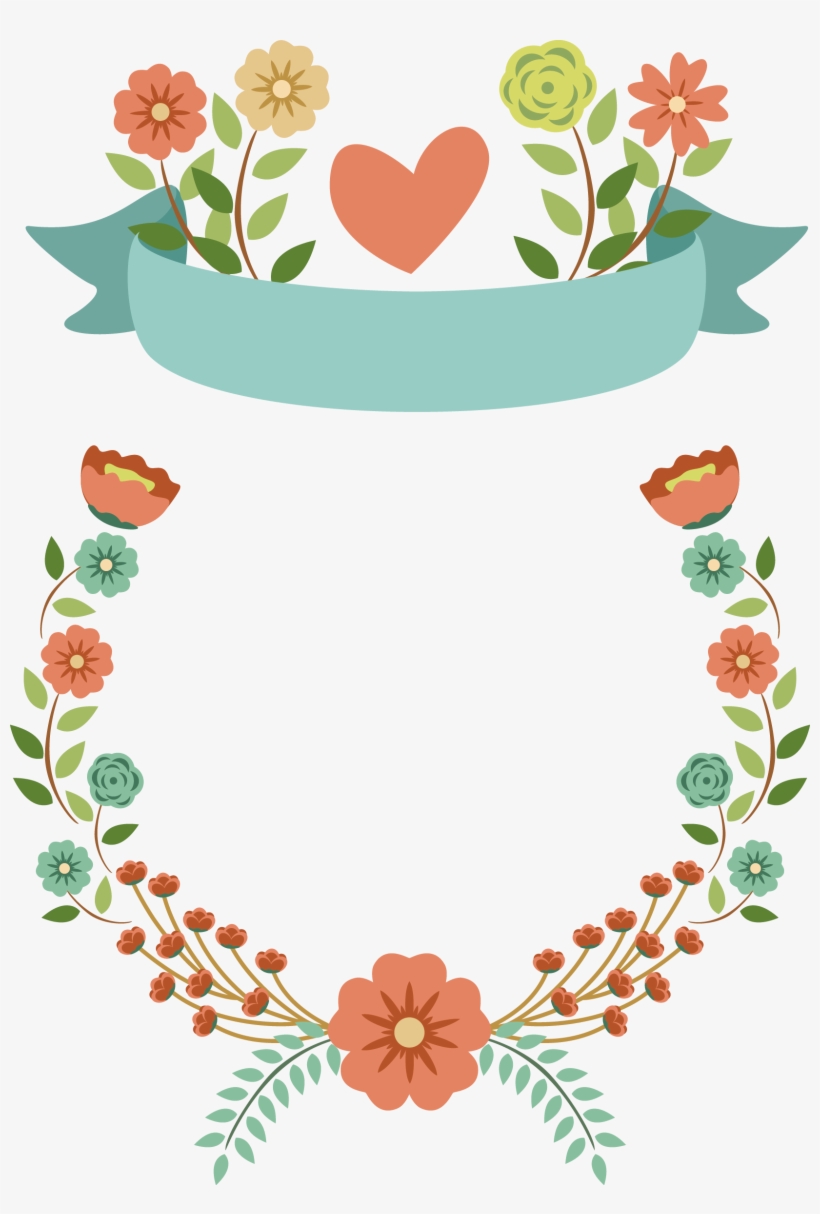 Svg Free Download Material Transprent Png Free Download - Dibujo Guirnalda De Flores, transparent png download